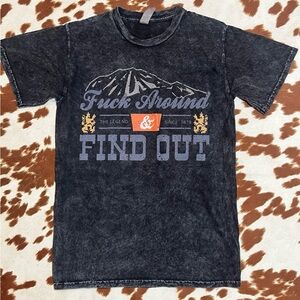 FAFO VINTAGE ACID WASH T SHIRT